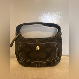 vintage black coach hand bag - authentic and price is negotiable!!